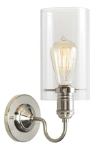  WS179CRPNRT6B - Wall Sconce Retro Cylinder Clear Polished Nickel E26 Retro Bulb 60W